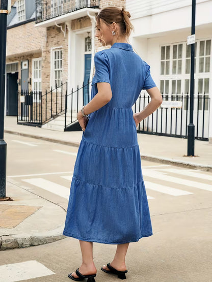 MEDLEY Midi Denim Dresses