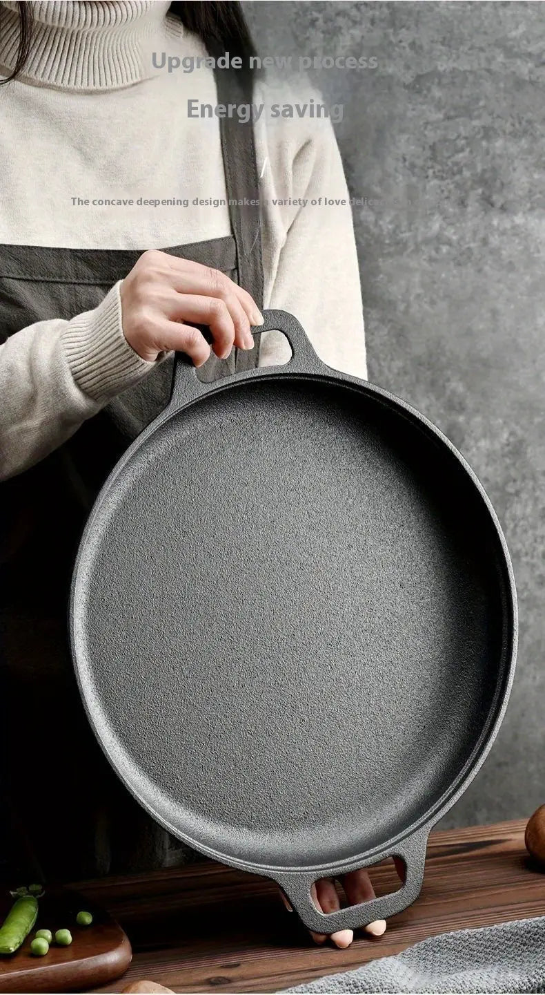 Multi-Function Cast Iron Non-Stick Griddle Skillet