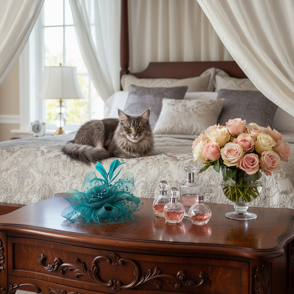 KOKO Mesh Feather Headband Fascinators