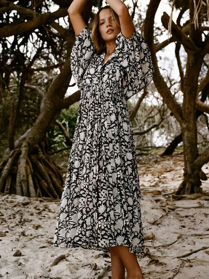 Eilly Bazar Viscose Printed Dress