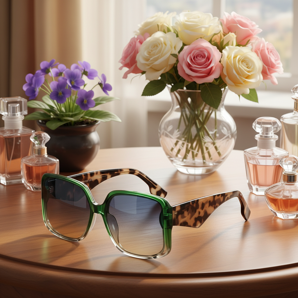 Unique Double-Frame Designer Sunglasses