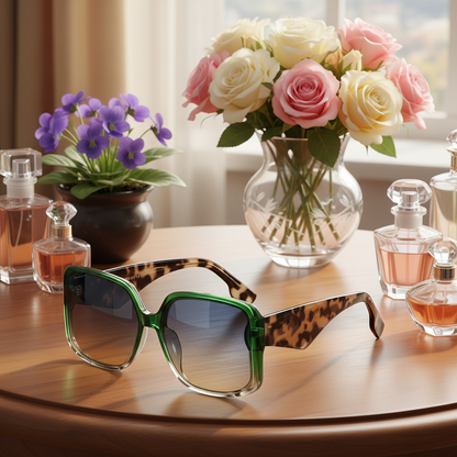 Unique Double-Frame Designer Sunglasses