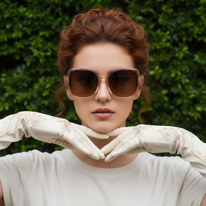 CATMONROE Cat-Eye Gradient Fashion Sunglasses