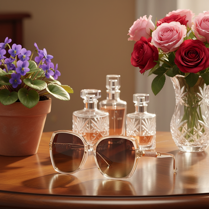 CATMONROE Cat-Eye Gradient Fashion Sunglasses