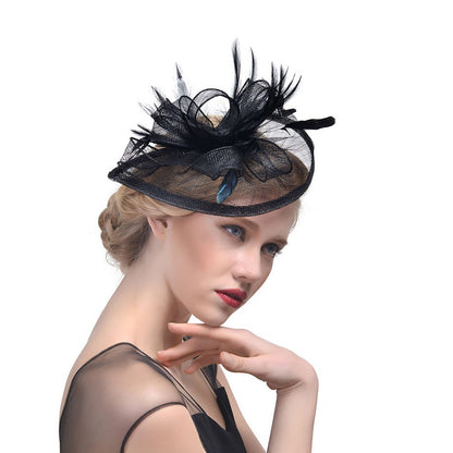 Hemp & Feather Hairpin Fascinators