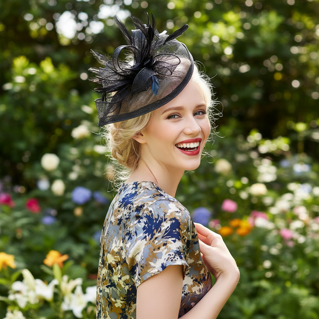 Hemp & Feather Hairpin Fascinators