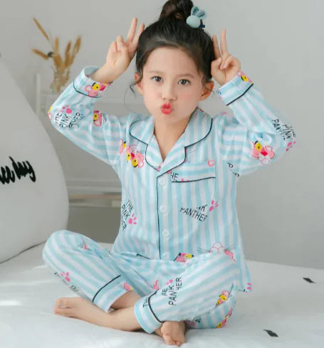 Girls Soft Cotton Pajamas