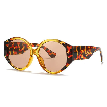 Retro Round Gradient Sunglasses