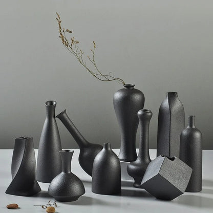 Black Glaze Vases