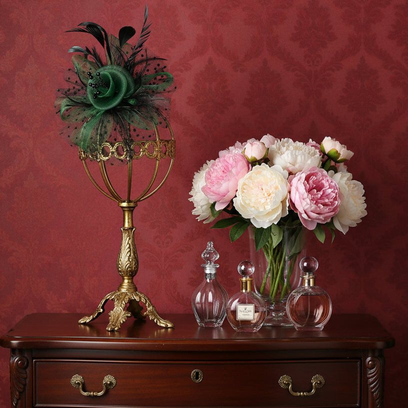 KOKO Mesh Feather Headband Fascinators