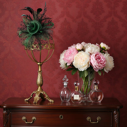 KOKO Mesh Feather Headband Fascinators