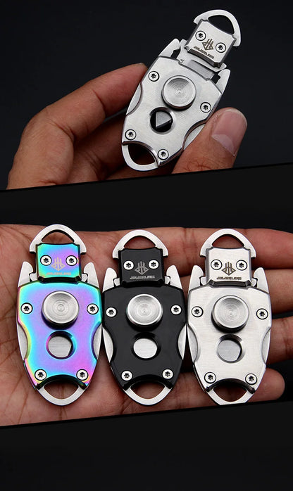 Fidget Spinner Keytag Knife