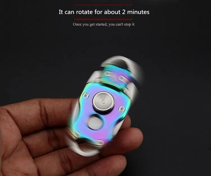 Fidget Spinner Keytag Knife