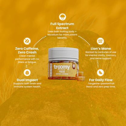 Troomy Nootropics Mushrooms Gummies