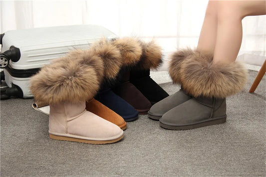 MBR Force Fox Fur Snow Boots