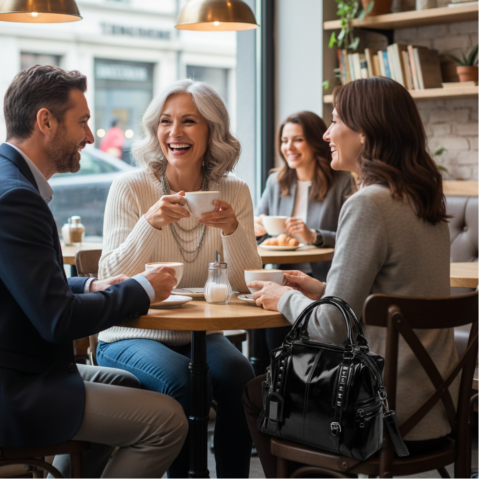 Patina Oil Wax Vegan Leather Crossbody Bag