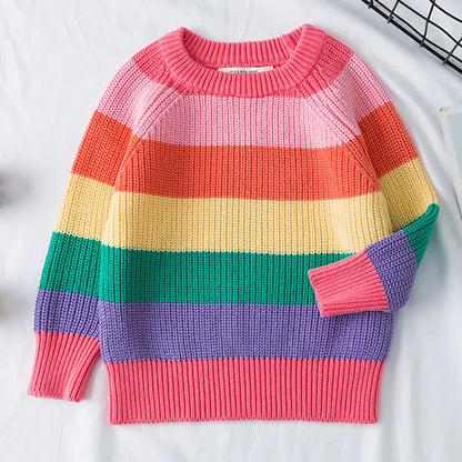 Campure Rainbow Cotton Knit Jumpers