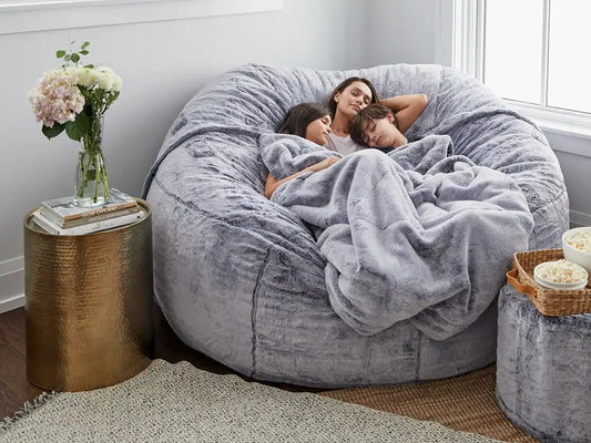 Giant Fluffy Fur Bean Bag Covers