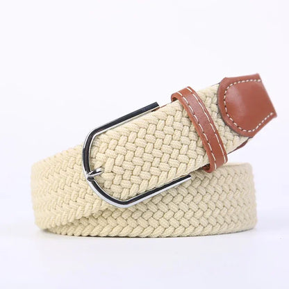 Casual Woven Fabric Elastic Belts