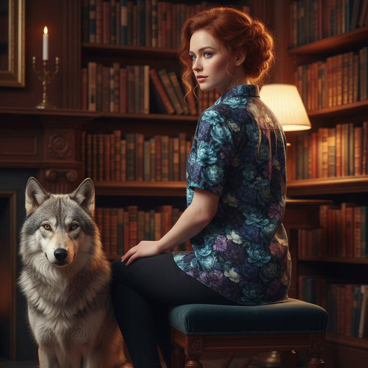 Hawaiian BloomZ Boxy Shirt