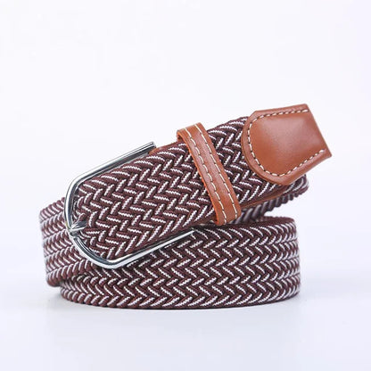 Casual Woven Fabric Elastic Belts