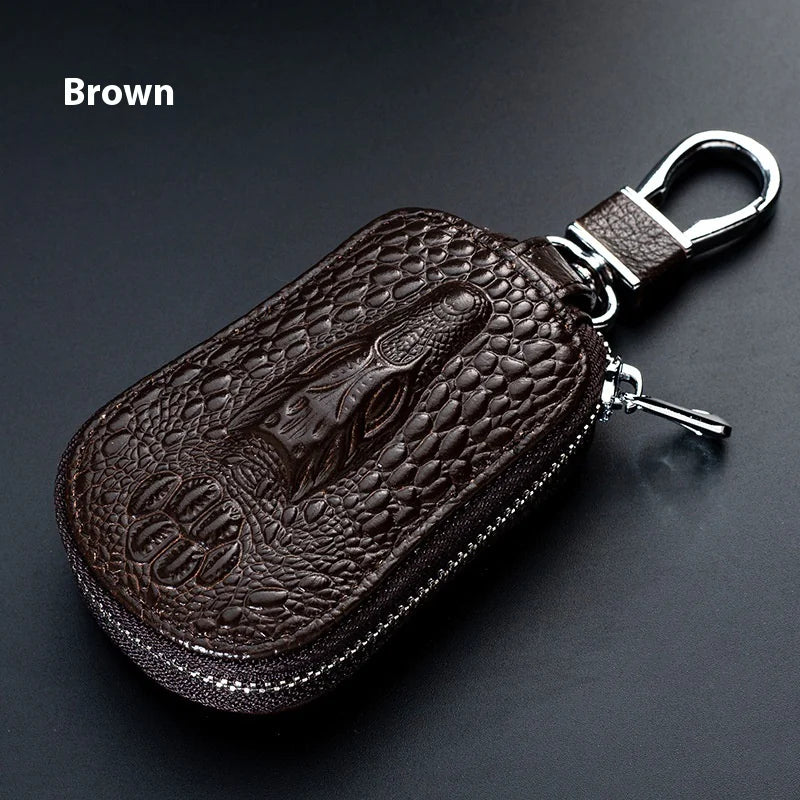 Vinci Genuine  Cowhide Leather Car Key Case