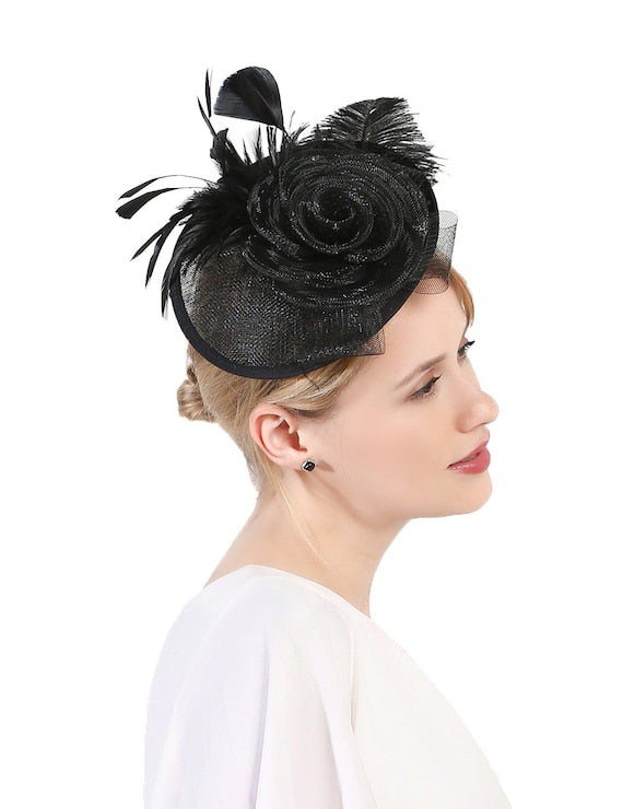 Ostrich Fascinator Hats