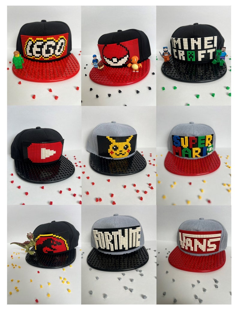 DIY Personalized LEGO Baseball Caps for Kids and Adults