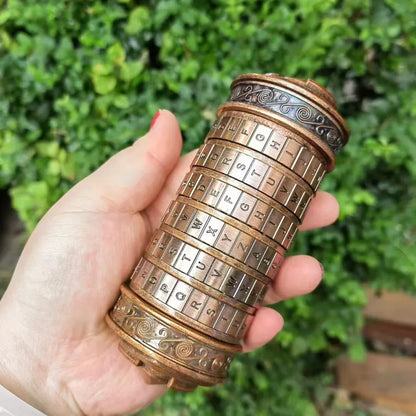 Cryptex Da Vinci Code Mini Lock with Hidden Compartment