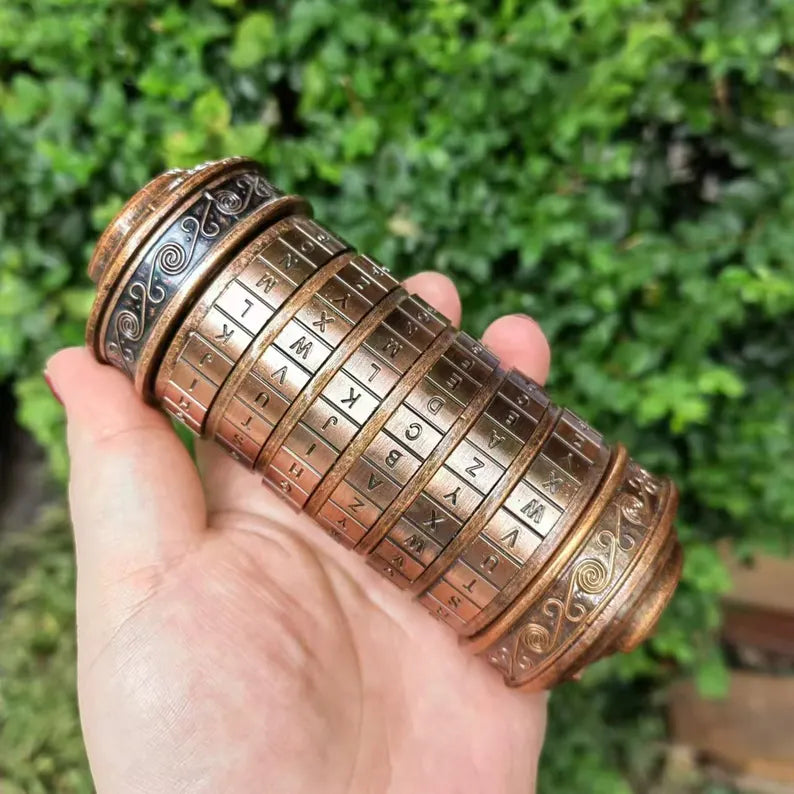 Cryptex Da Vinci Code Mini Lock with Hidden Compartment