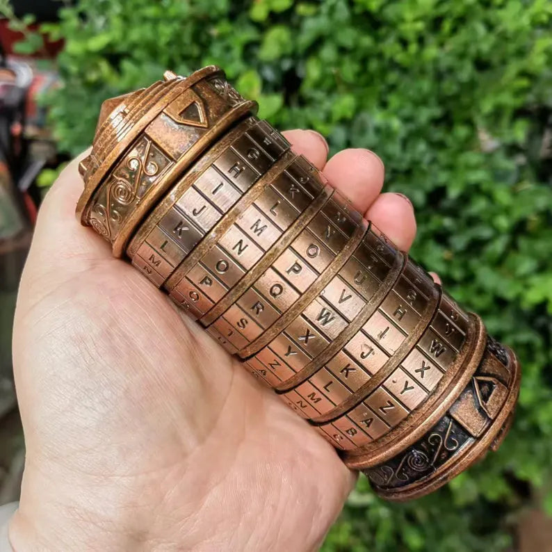 Cryptex Da Vinci Code Mini Lock with Hidden Compartment