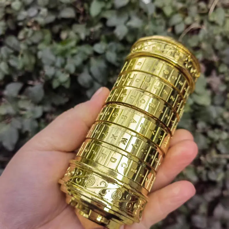 Cryptex Da Vinci Code Mini Lock with Hidden Compartment