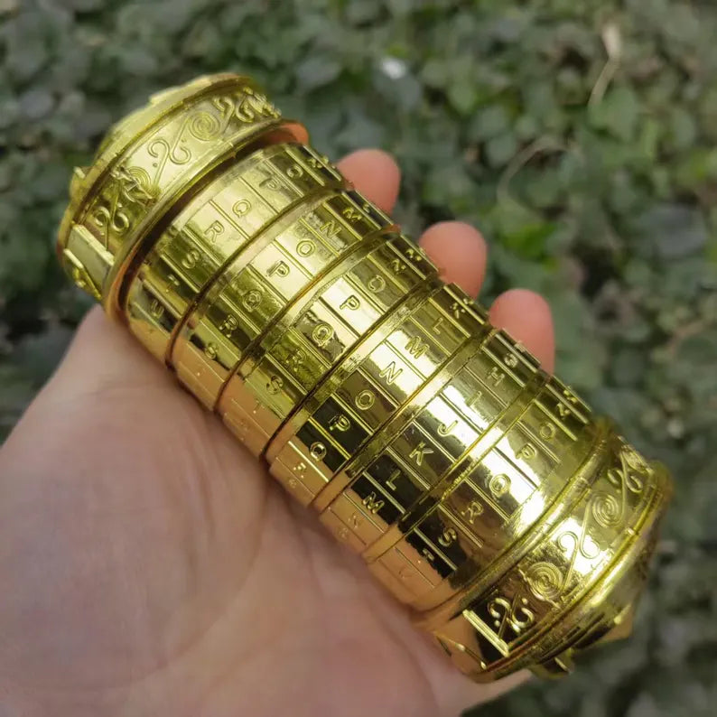Cryptex Da Vinci Code Mini Lock with Hidden Compartment