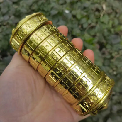Cryptex Da Vinci Code Mini Lock with Hidden Compartment