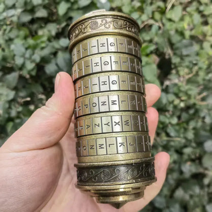 Cryptex Da Vinci Code Mini Lock with Hidden Compartment