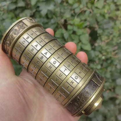 Cryptex Da Vinci Code Mini Lock with Hidden Compartment