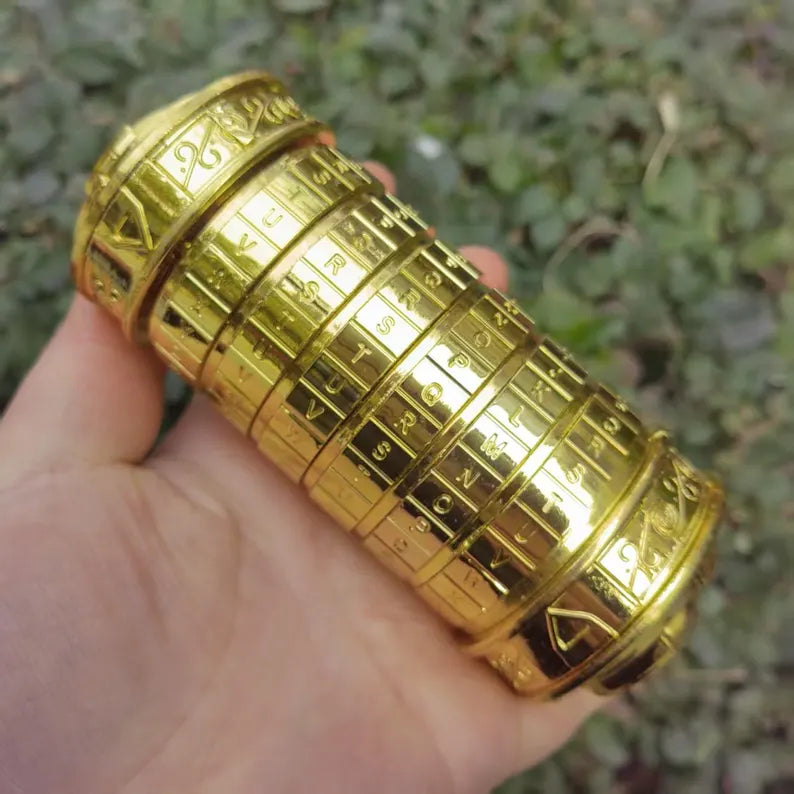 Cryptex Da Vinci Code Mini Lock with Hidden Compartment