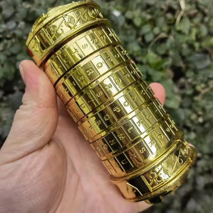 Cryptex Da Vinci Code Mini Lock with Hidden Compartment