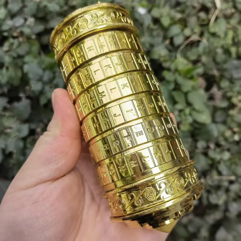 Cryptex Da Vinci Code Mini Lock with Hidden Compartment
