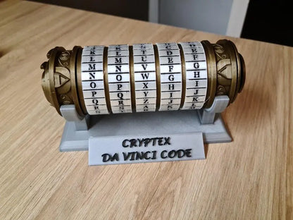 Cryptex Da Vinci Code Mini Lock with Hidden Compartment