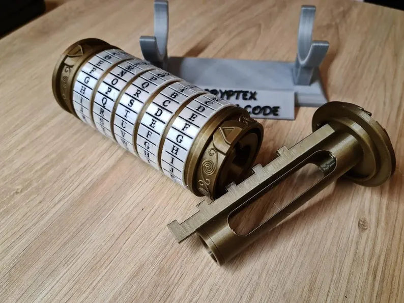 Cryptex Da Vinci Code Mini Lock with Hidden Compartment