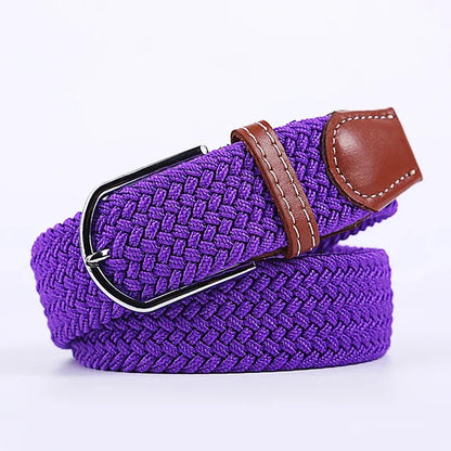 Casual Woven Fabric Elastic Belts