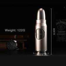 JOBON Metal Bullet Shaped Windproof Butane Lighter