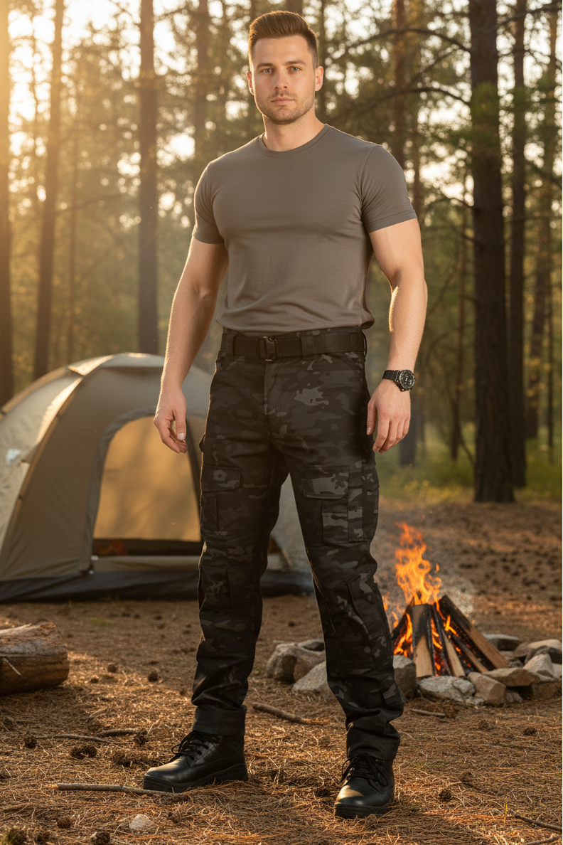 AKNAVY Camouflage Tactical Cargo Pants