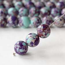 Bohemian Beaded Stone Teardrop Pendant Necklace