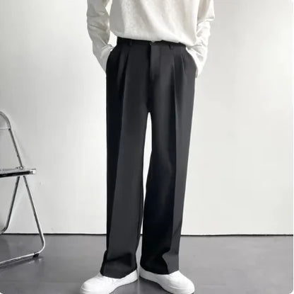 Wide Leg Suit Pants