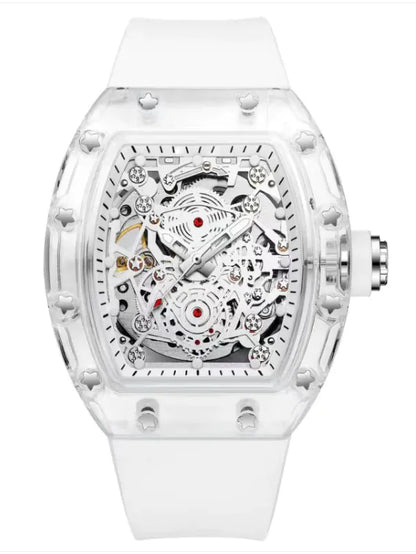 New Automatic Waterproof Transparent Mechanical Watch