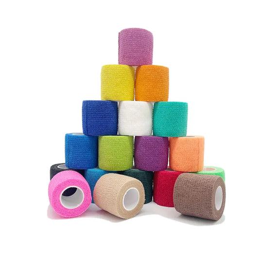 Colorful Sport Self-Adhesive Elastic Bandage Tape