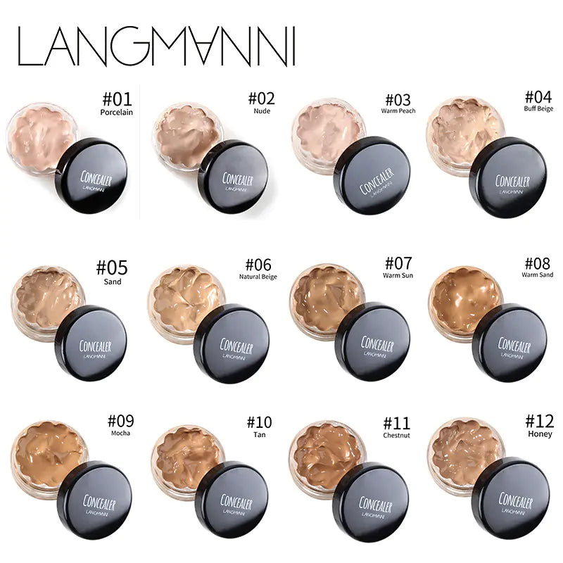 LANGMANNI Professional Full Coverage Matte Concealer Foundation