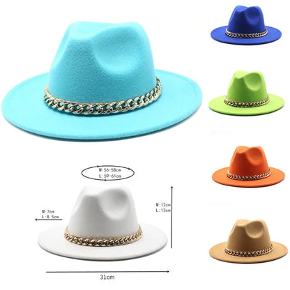 Melange Fedora Hats